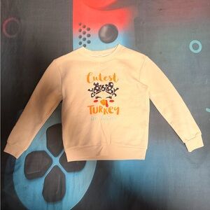 Cute Turkey Graphic Sweatshirt